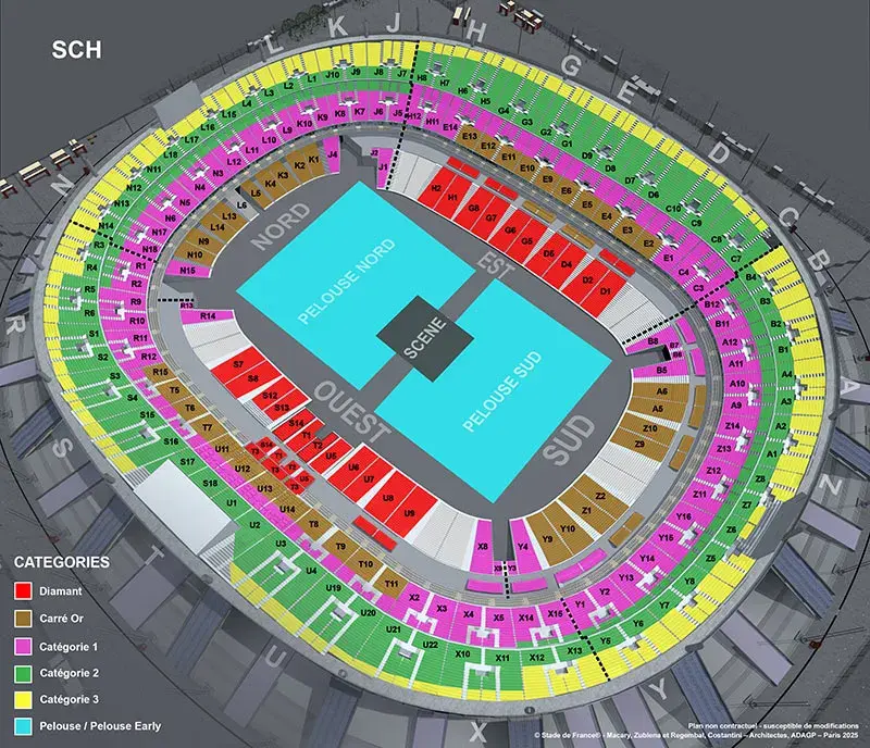 Plan — Stade de France